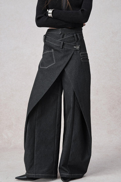Yuan Sand Wide-Leg Pants