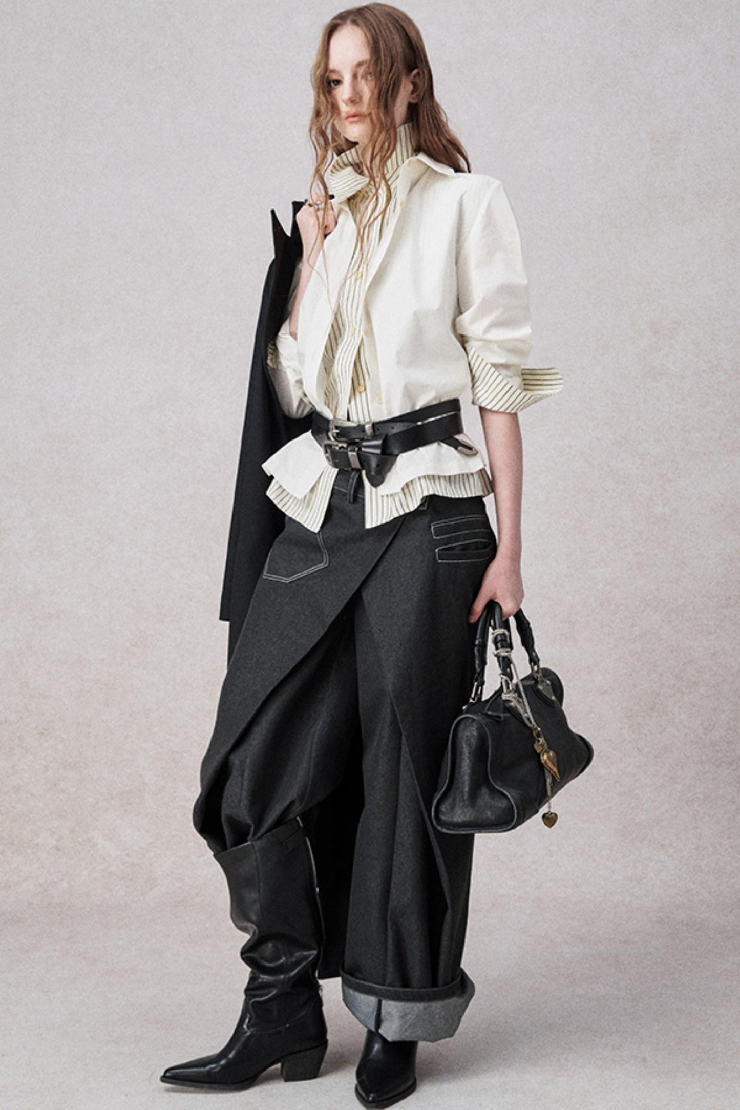 Yuan Sand Wide-Leg Pants