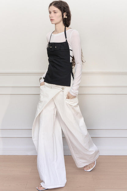 Yuan Sand Wide-Leg Pants