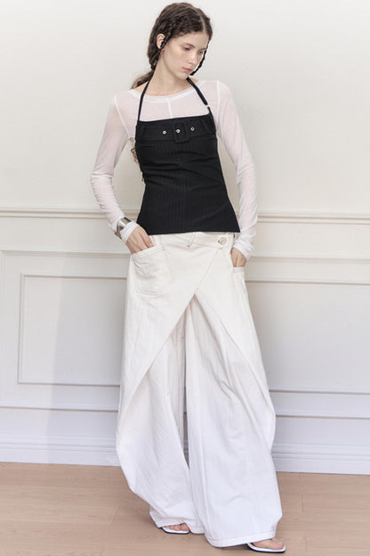 Yuan Sand Wide-Leg Pants