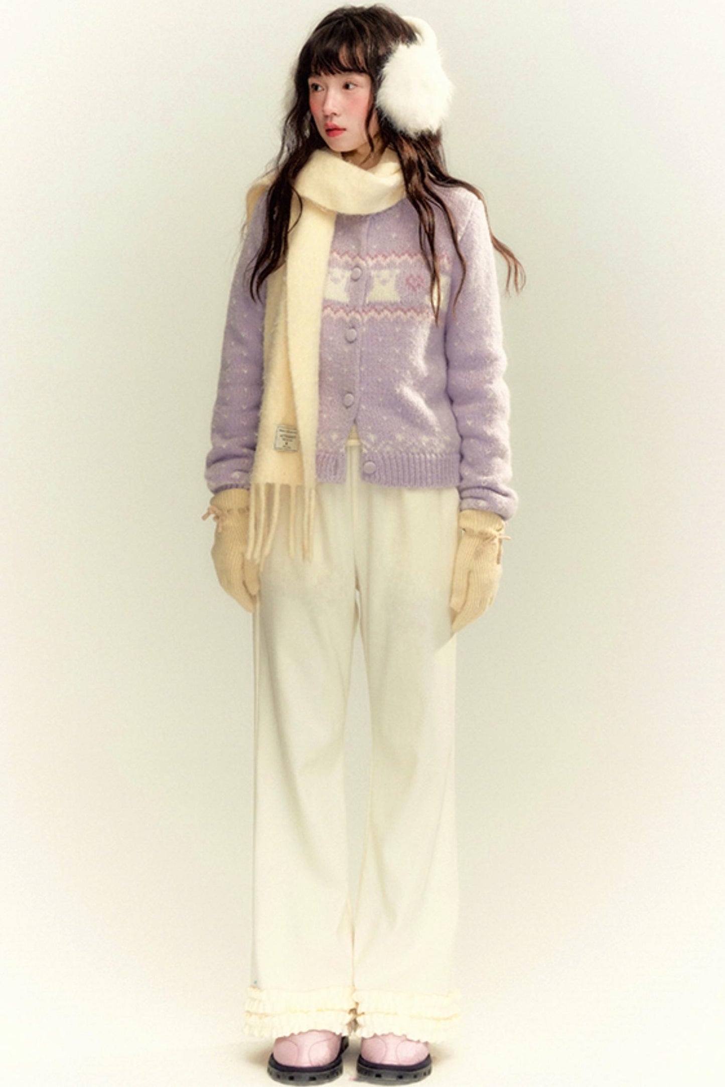 Original Lilac Knit Cardigan