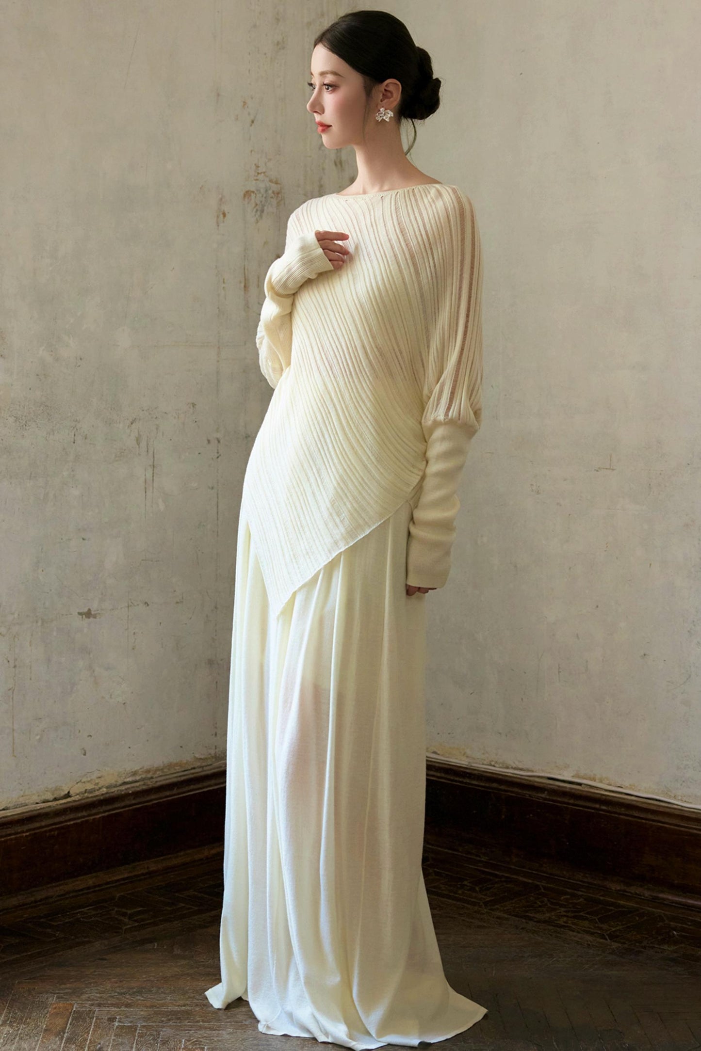 Lazy Sheep Wool Bat Sleeve Sweater