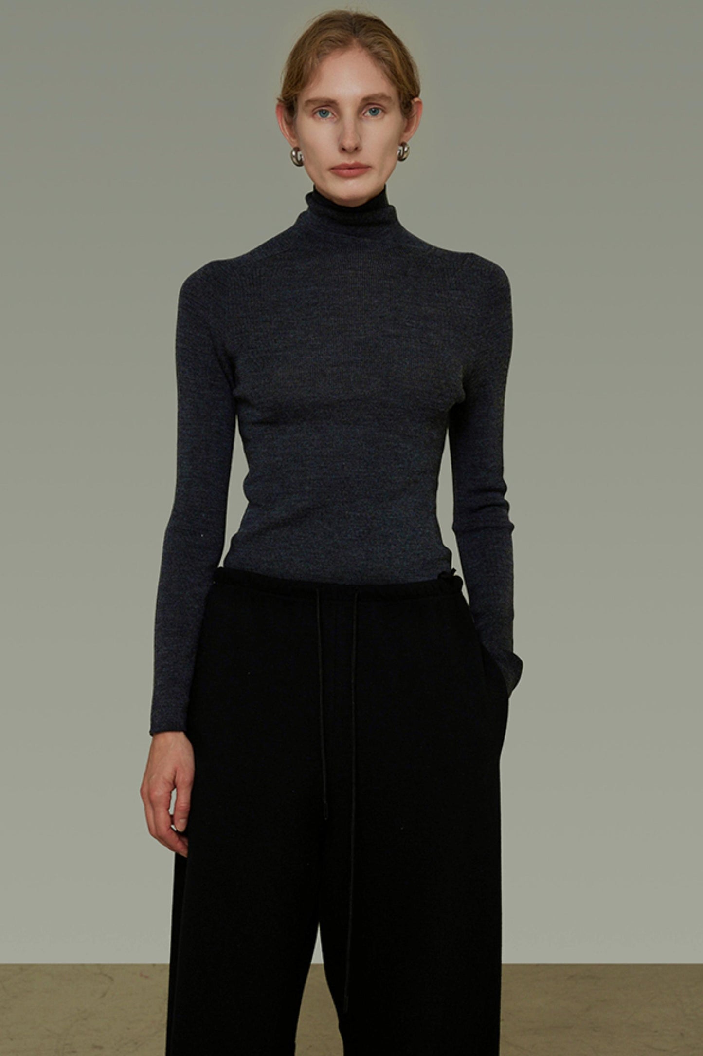 Autumn Wool Turtleneck Sweater