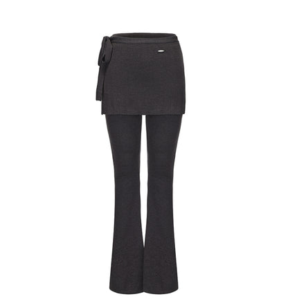 Romantic Knit Pants Set-Up