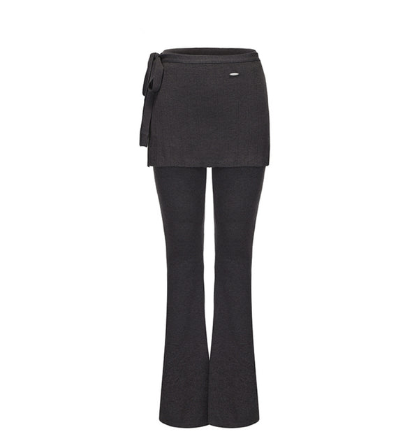 Romantic Knit Pants Set-Up