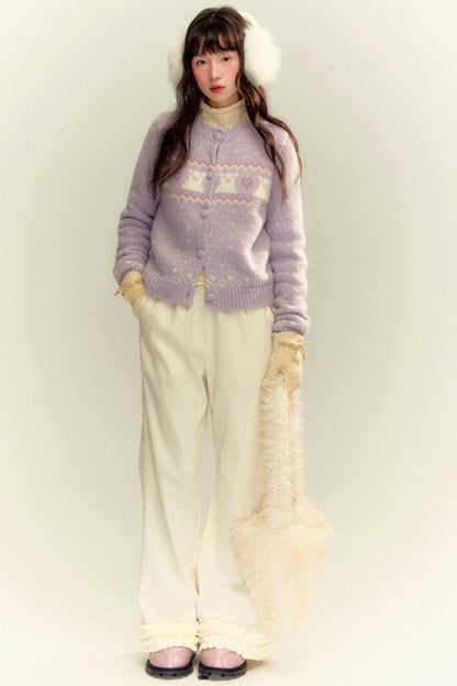 Original Lilac Knit Cardigan