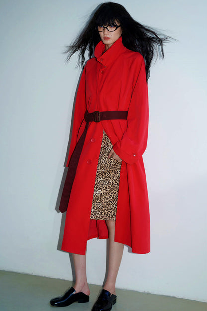 Vintage Suede Pencil Skirt