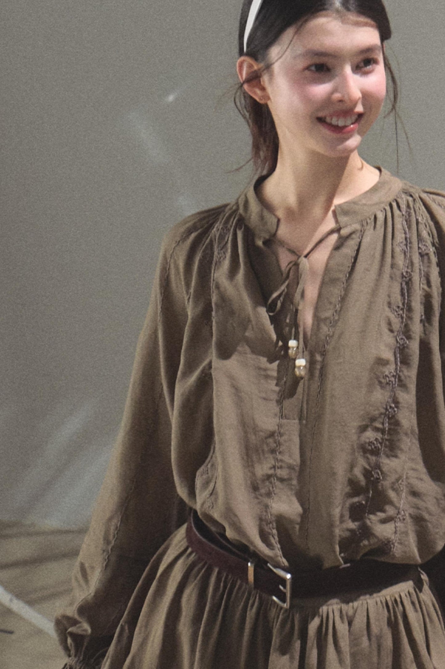 Bubble Sleeve Skirt Set-Up