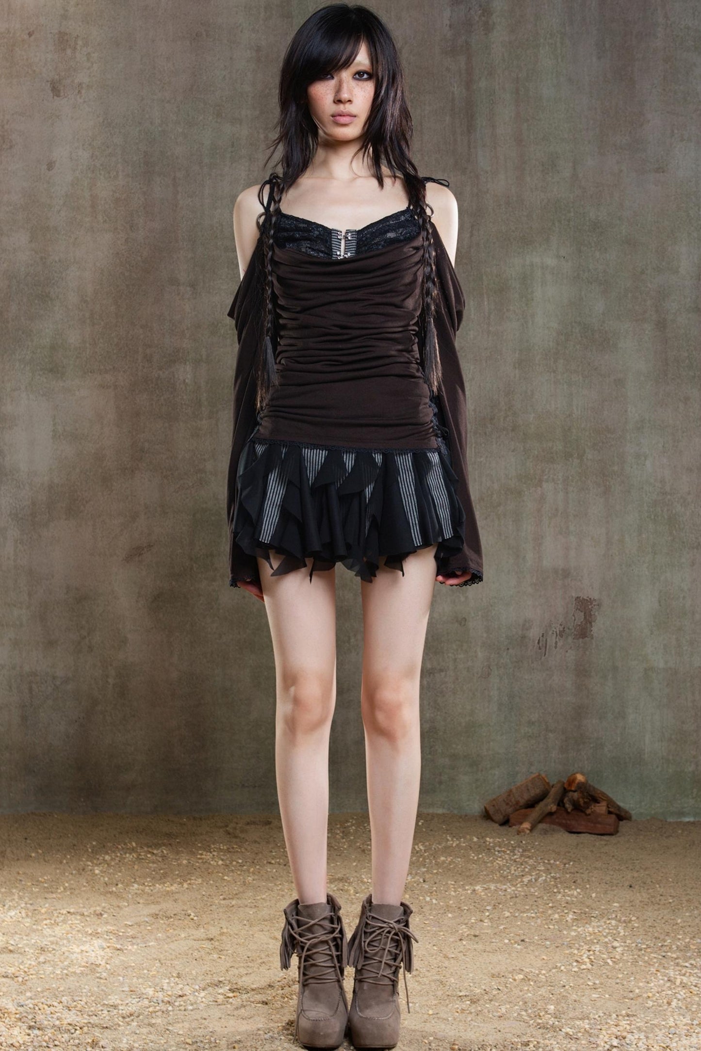 Retro Strapless Sunscreen T-Shirt