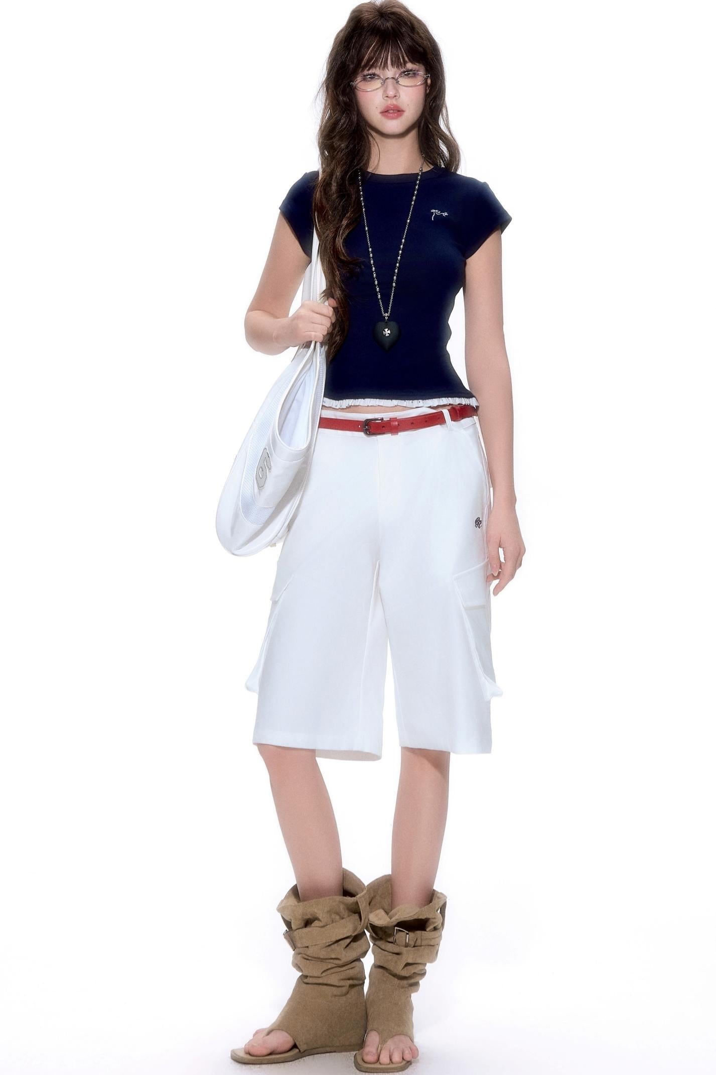 Summer Chic Polka Dot Lace Top