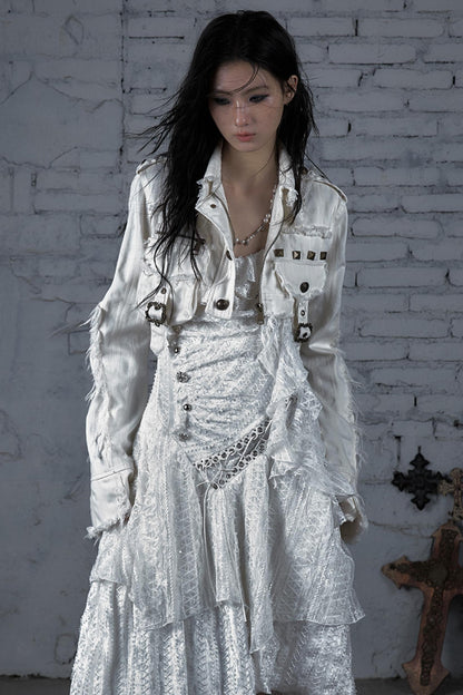 Striped Punk Work Jacket