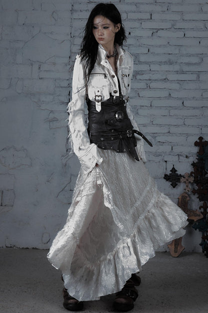 Striped Punk Work Jacket