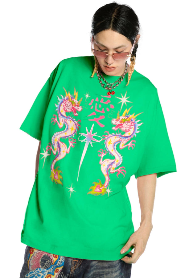 Multicolor Hip-Hop T-Shirt