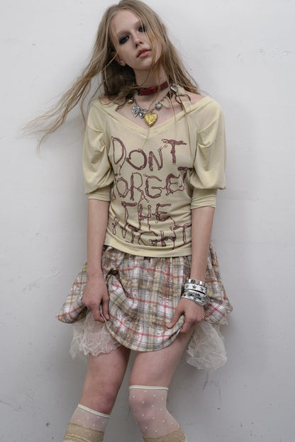 Bubble Sleeve T-Shirt