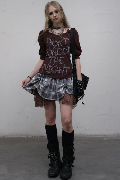 Bubble Sleeve T-Shirt