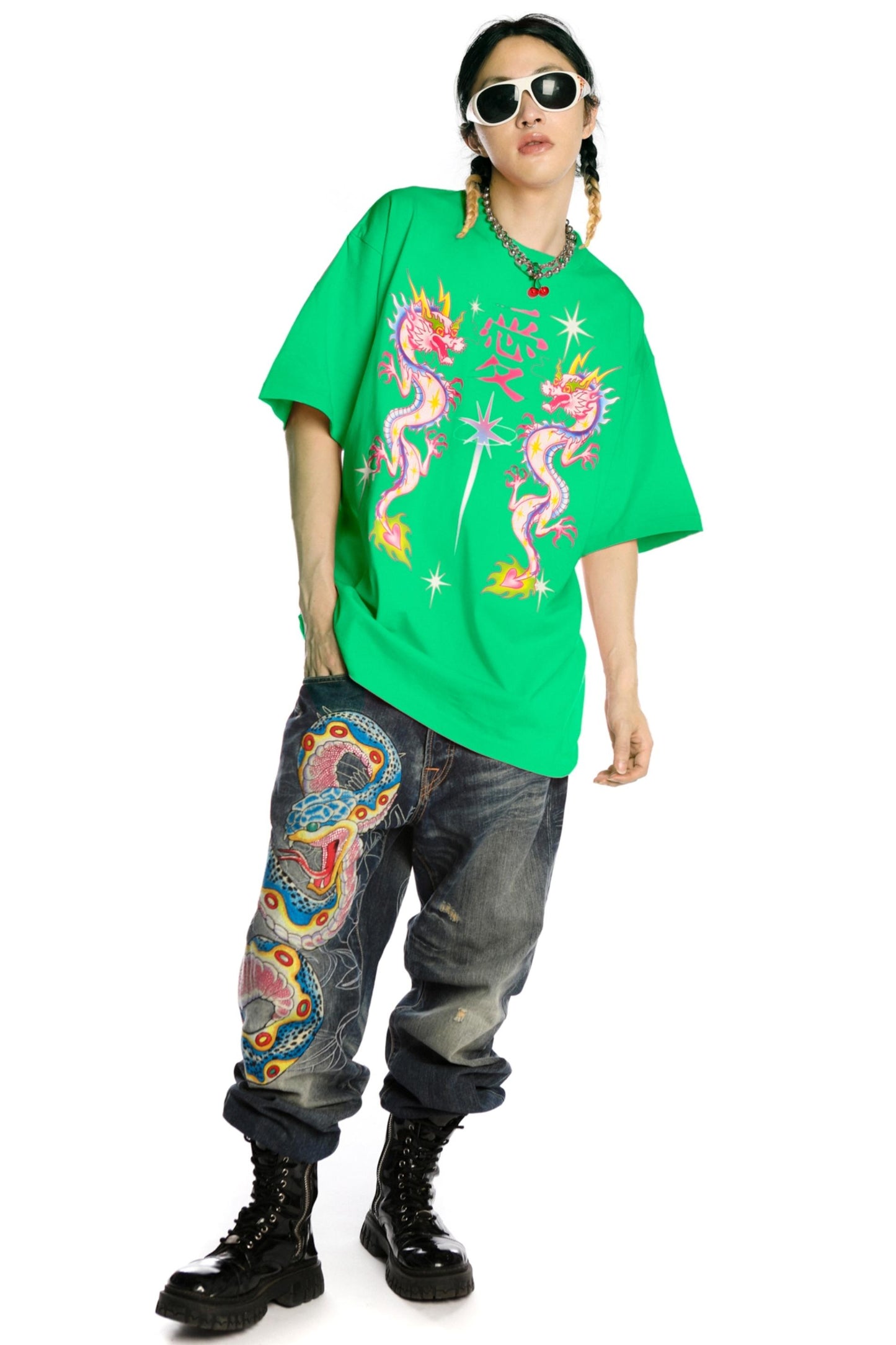 Multicolor Hip-Hop T-Shirt 