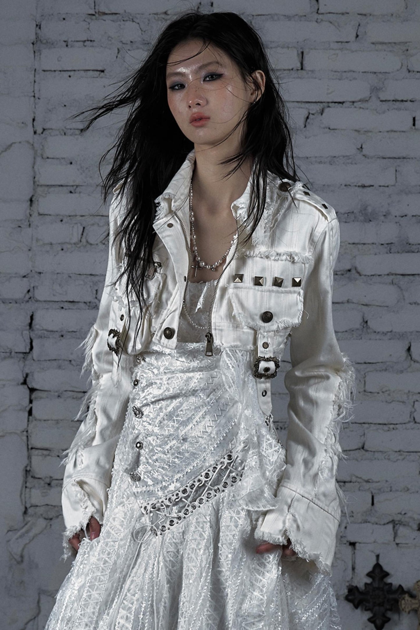 Striped Punk Work Jacket