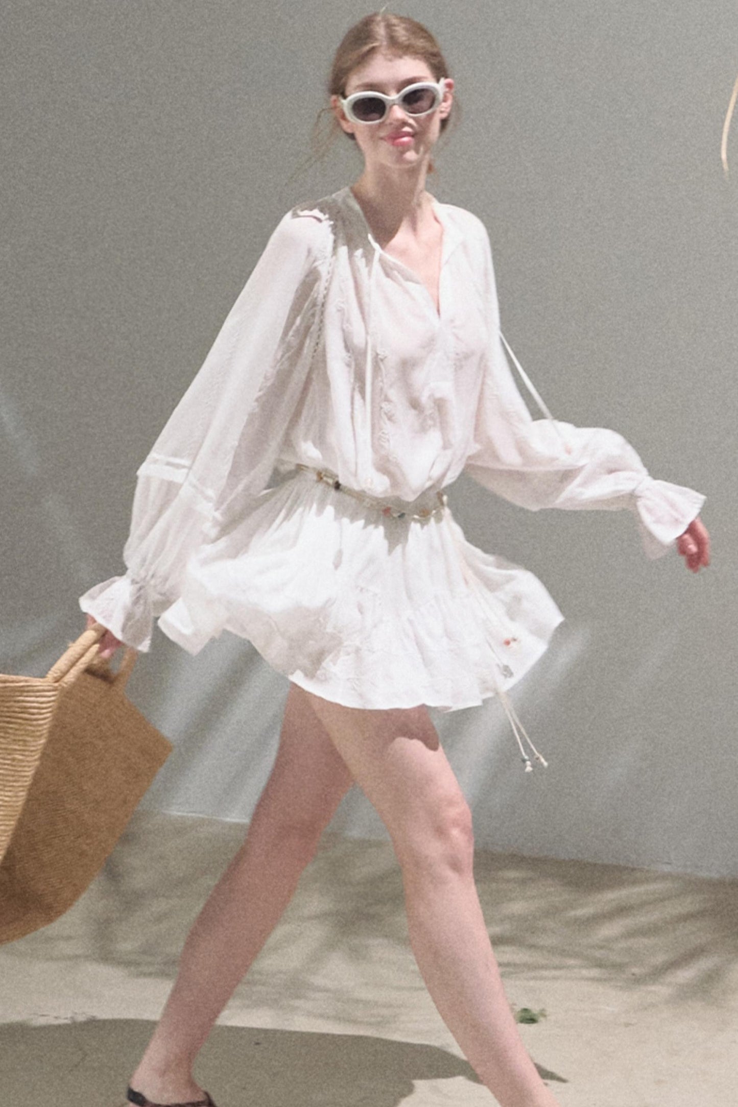 Bubble Sleeve Skirt Set-Up