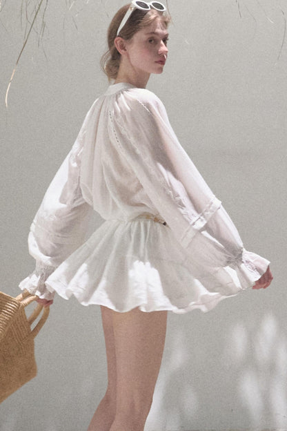 Bubble Sleeve Skirt Set-Up