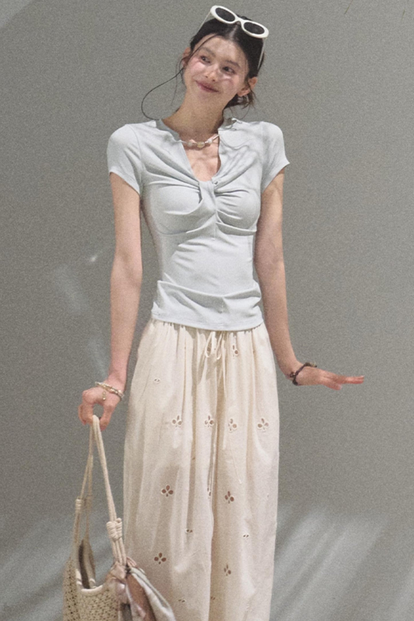 Self-Love Embroidered Summer Pants