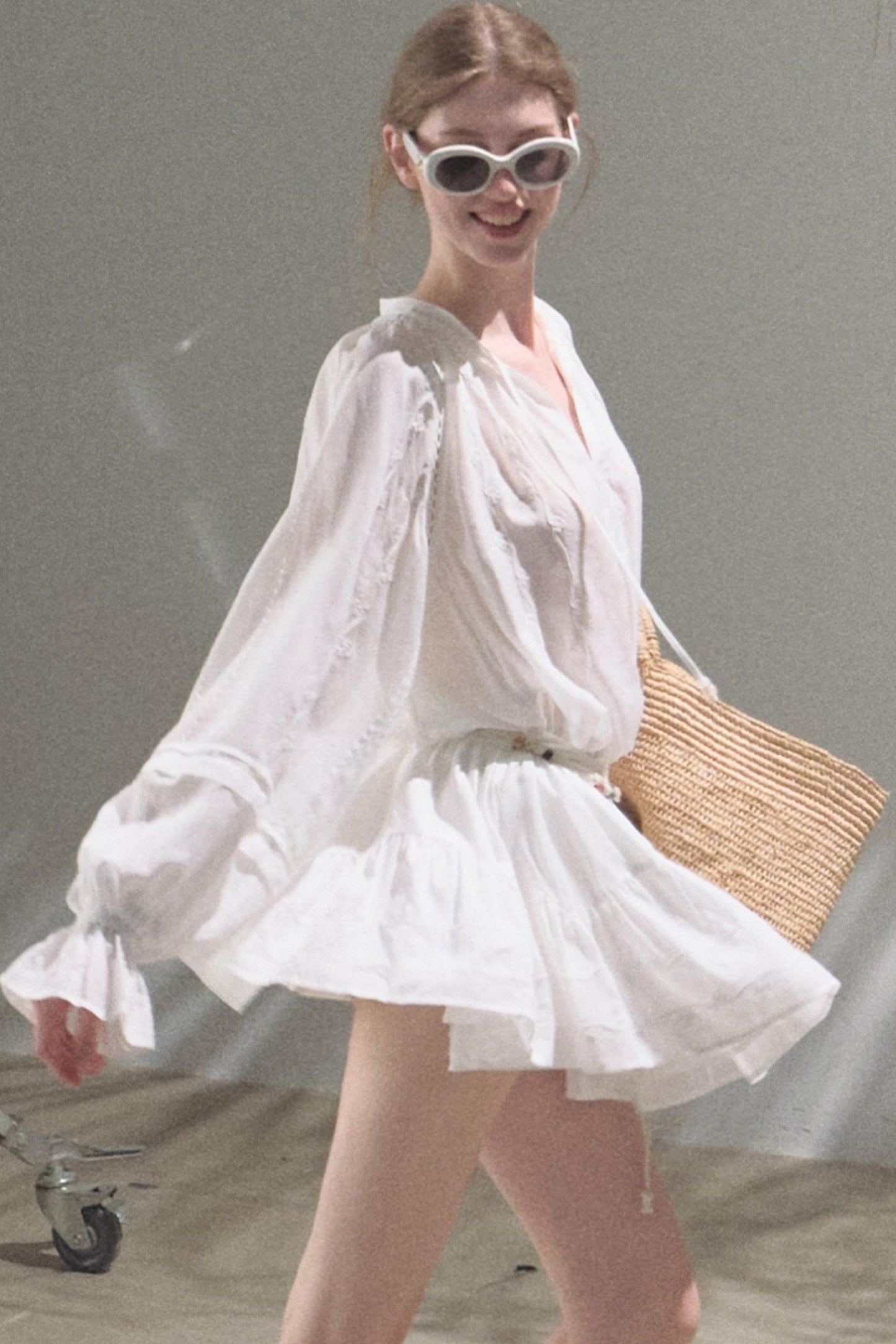 Bubble Sleeve Skirt Set-Up