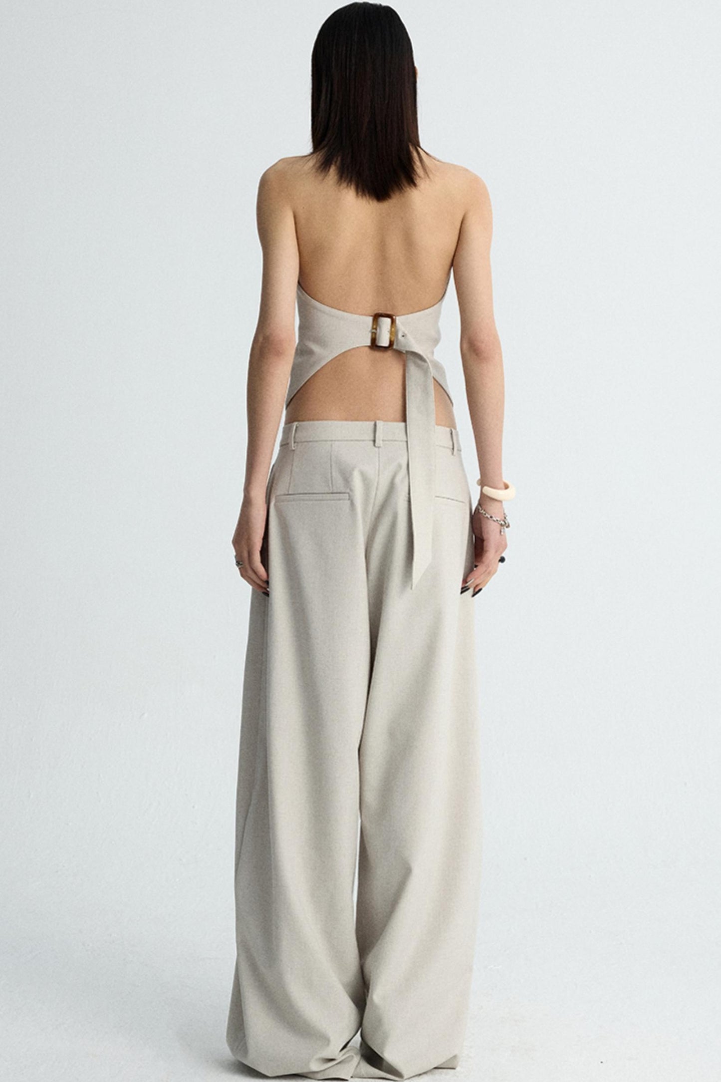 Apricot Scimitar Trouser Vest Set-Up