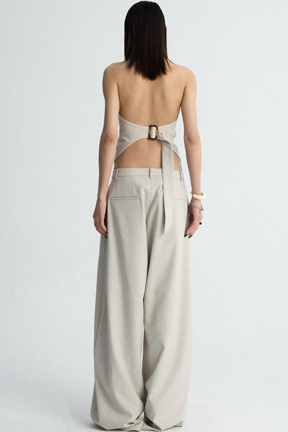 Apricot Scimitar Trouser Vest Set-Up