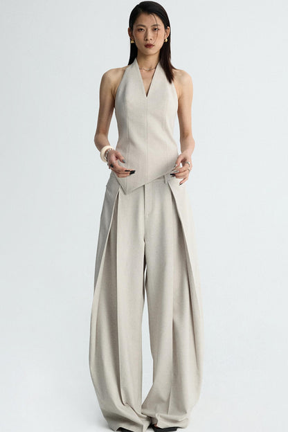 Apricot Scimitar Trouser Vest Set-Up