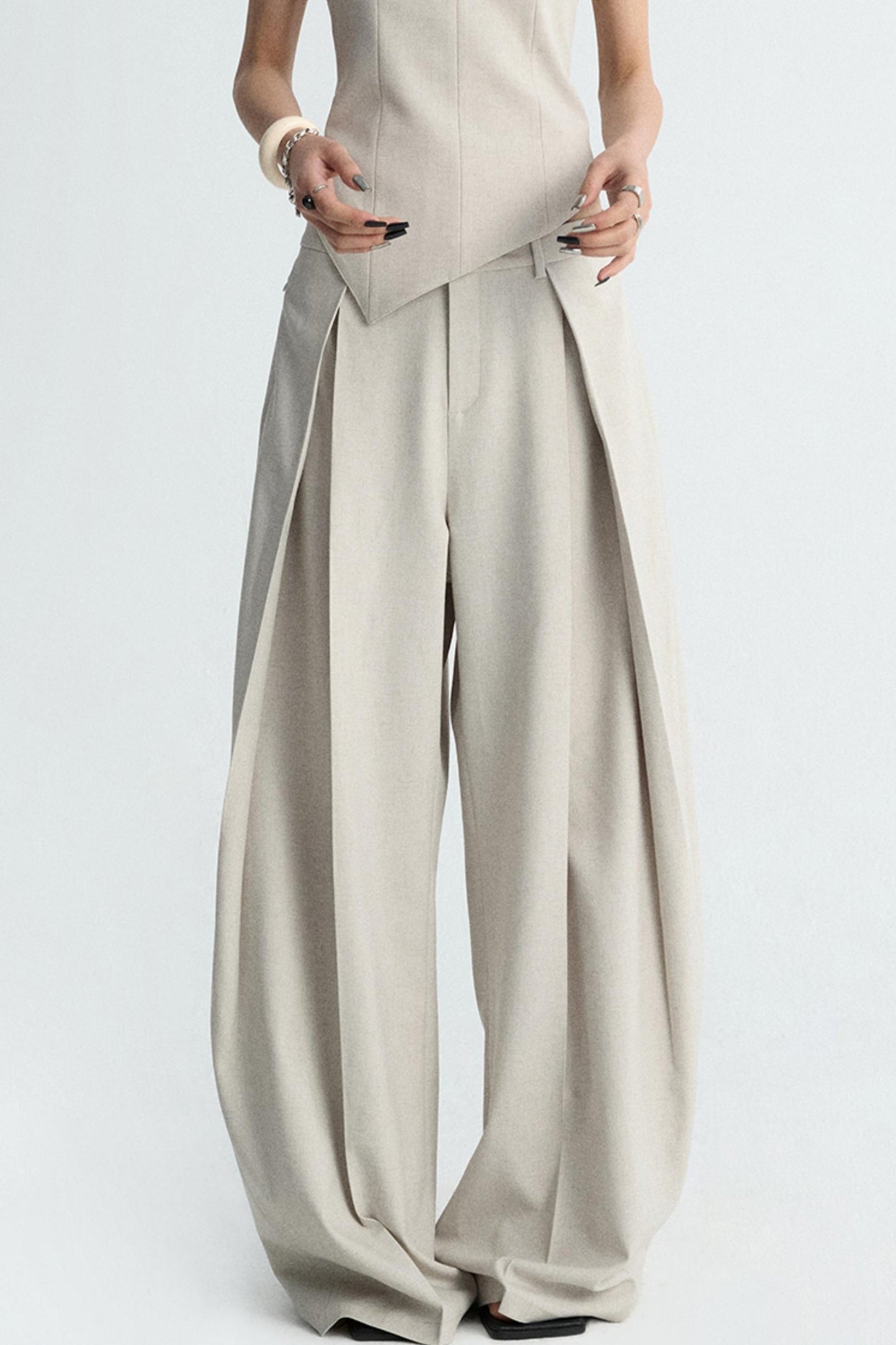 Apricot Scimitar Trouser Vest Set-Up