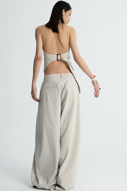 Apricot Scimitar Trouser Vest Set-Up