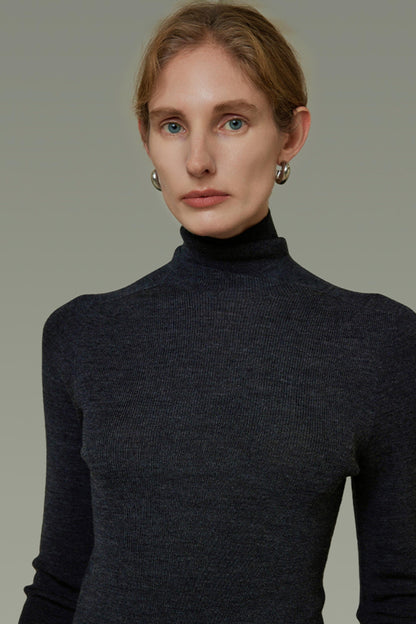 Autumn Wool Turtleneck Sweater