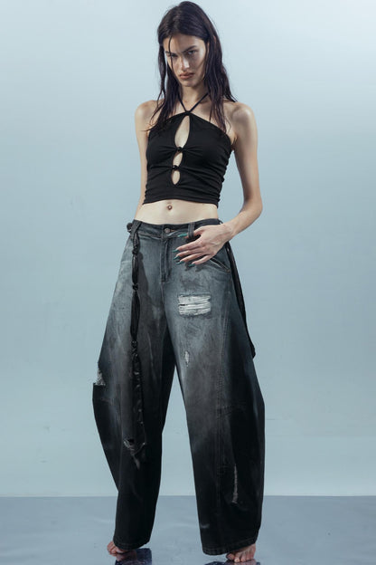 Hollow Beaded Cami Top