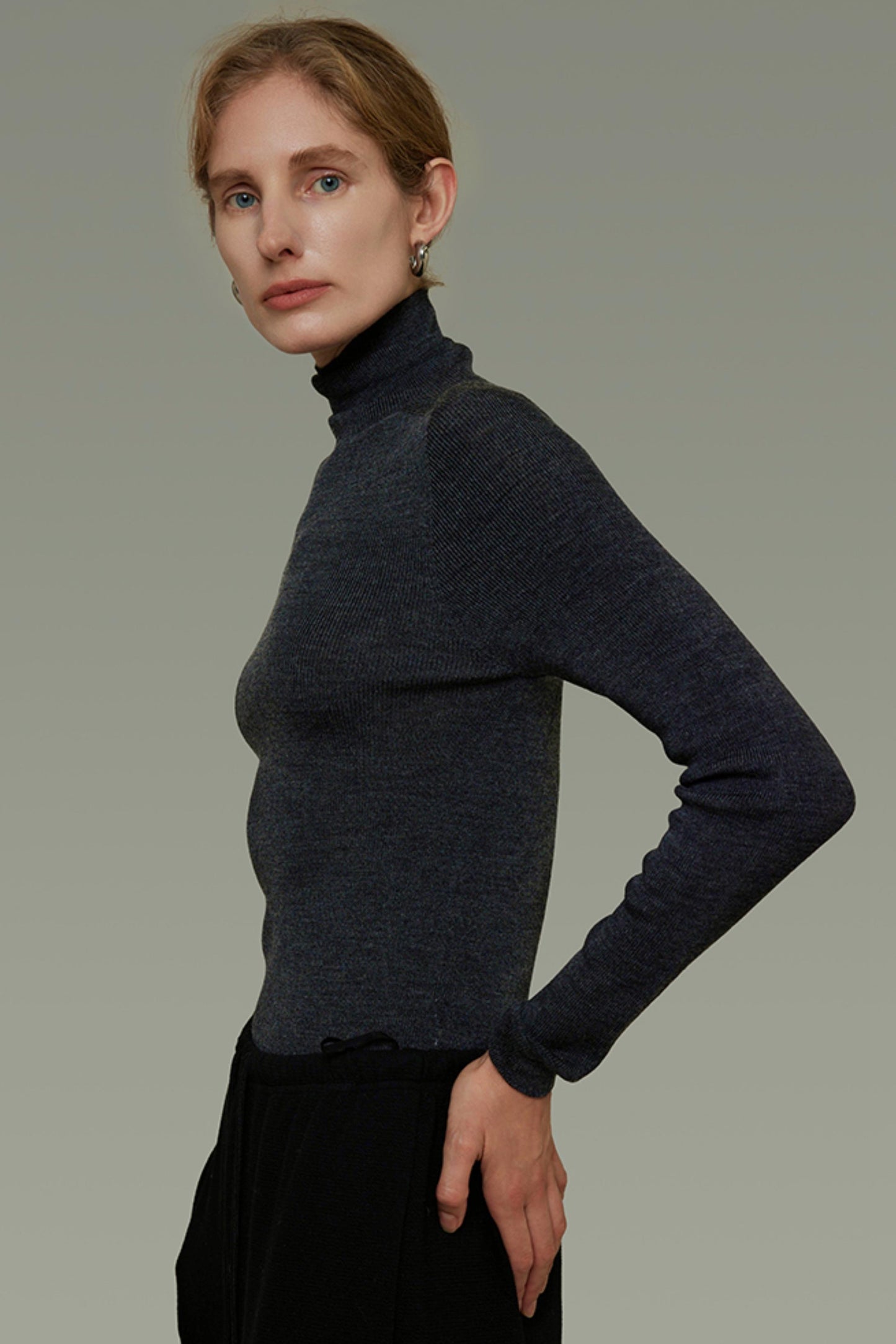Autumn Wool Turtleneck Sweater