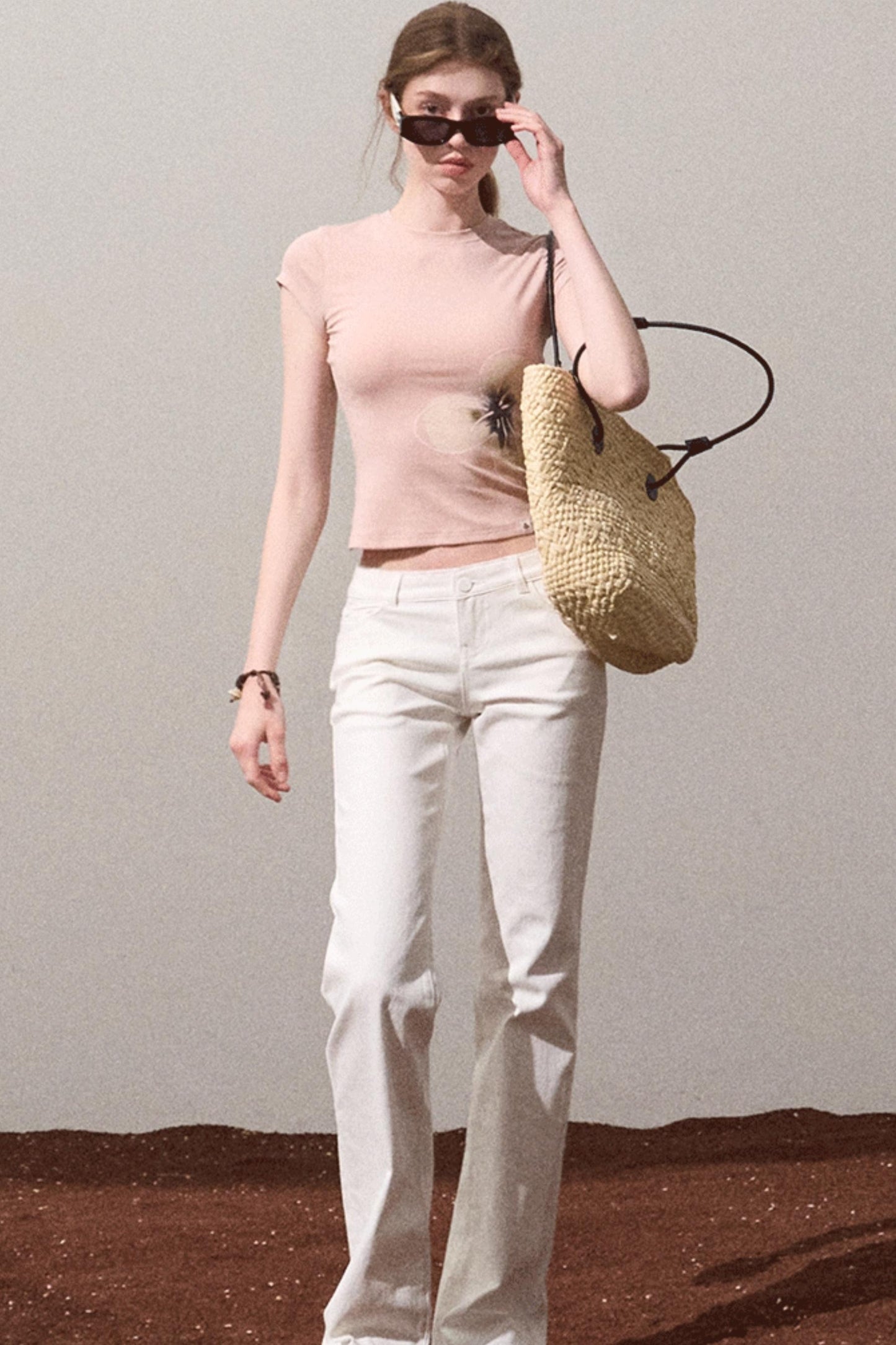 Chic Cow Print Jeans