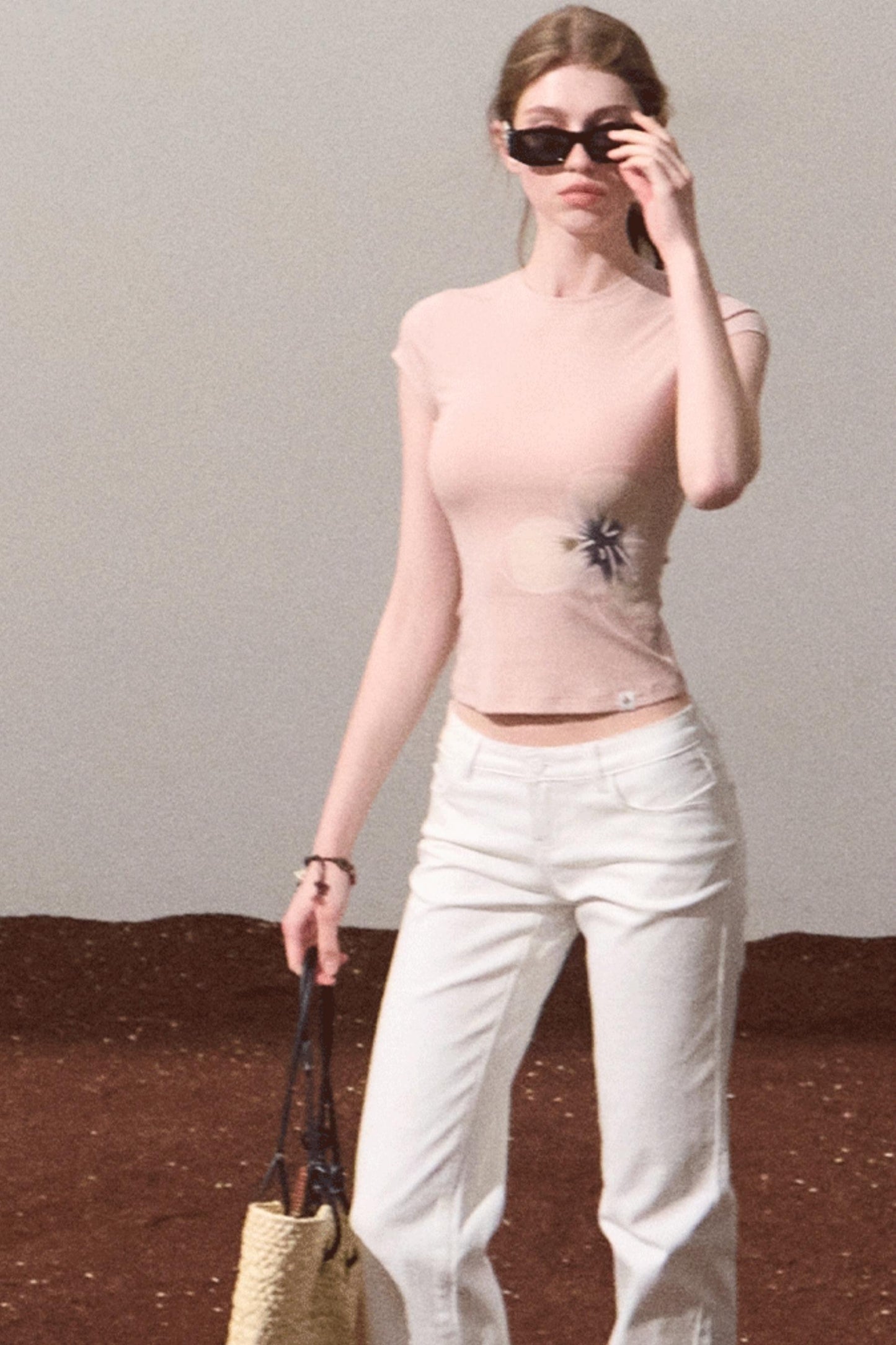 Chic Cow Print Jeans