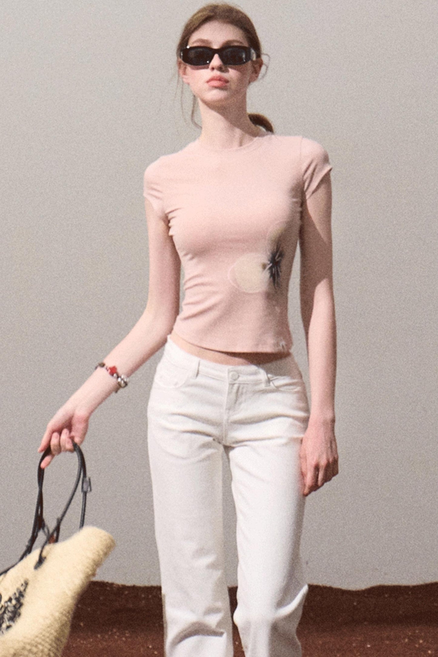 Chic Cow Print Jeans