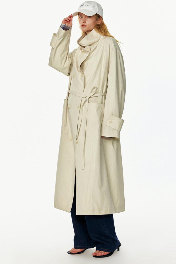 Double-Breasted Casual Coat