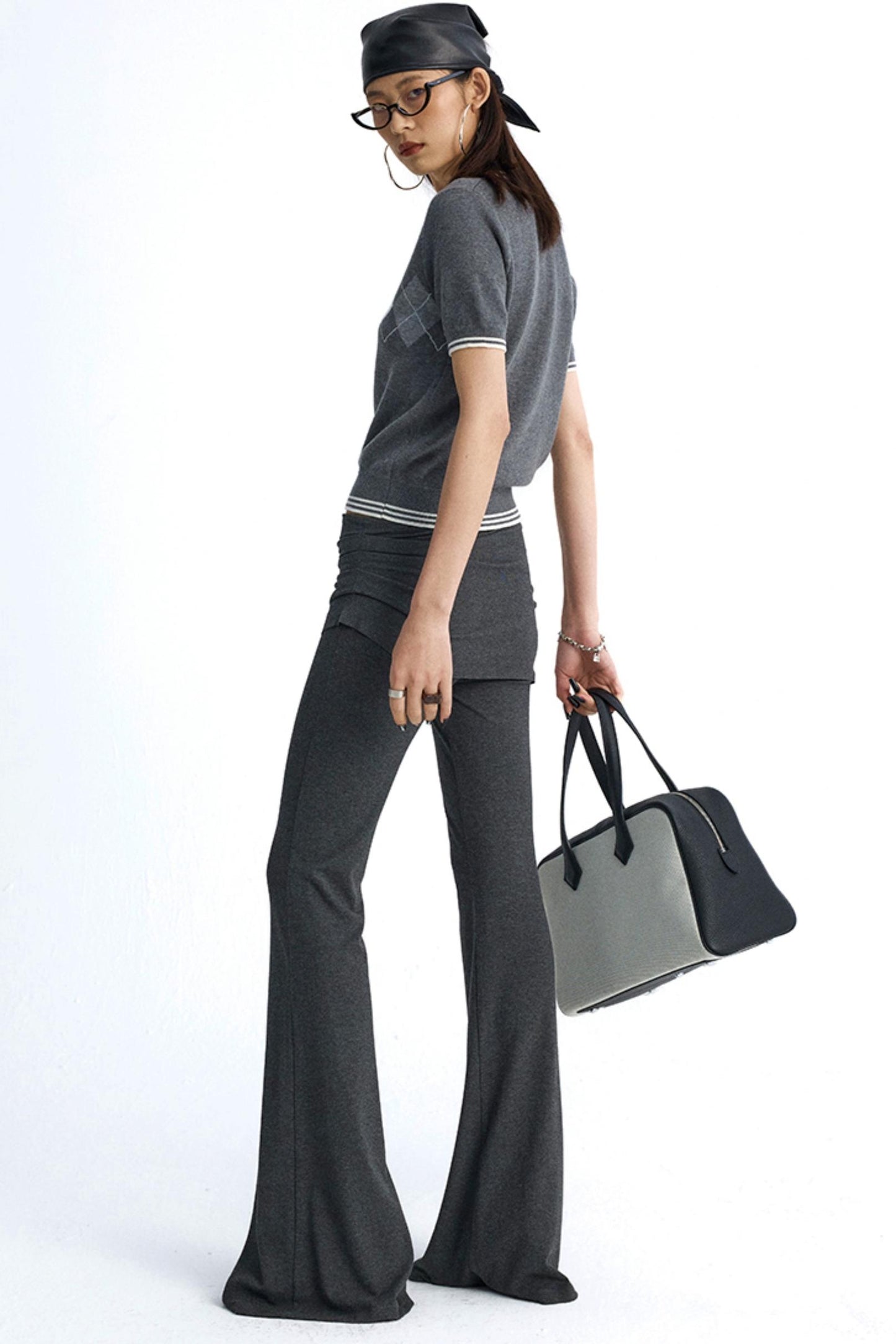 Vintage Diamond V-Neck Tee