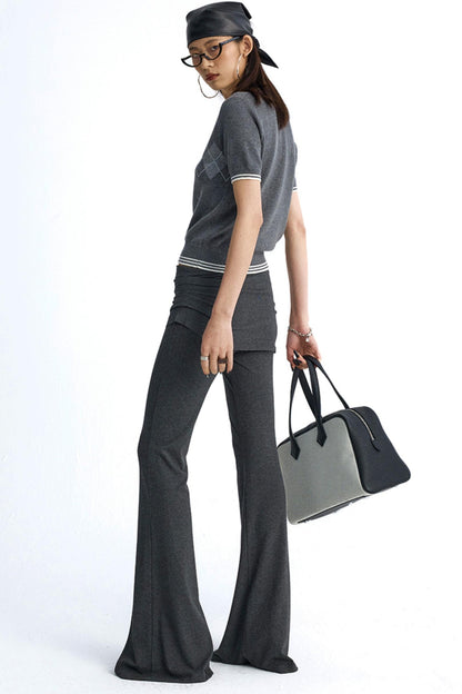 Vintage Diamond V-Neck Tee