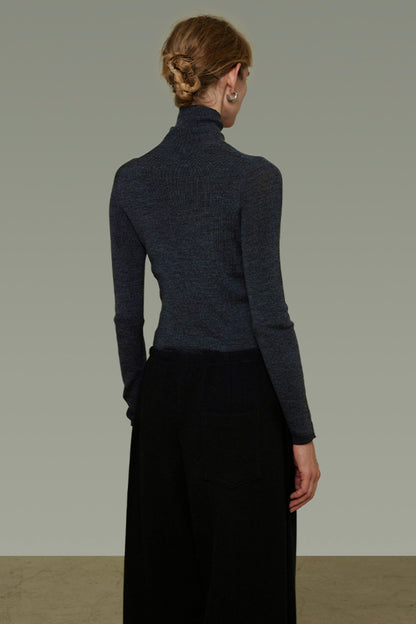 Autumn Wool Turtleneck Sweater