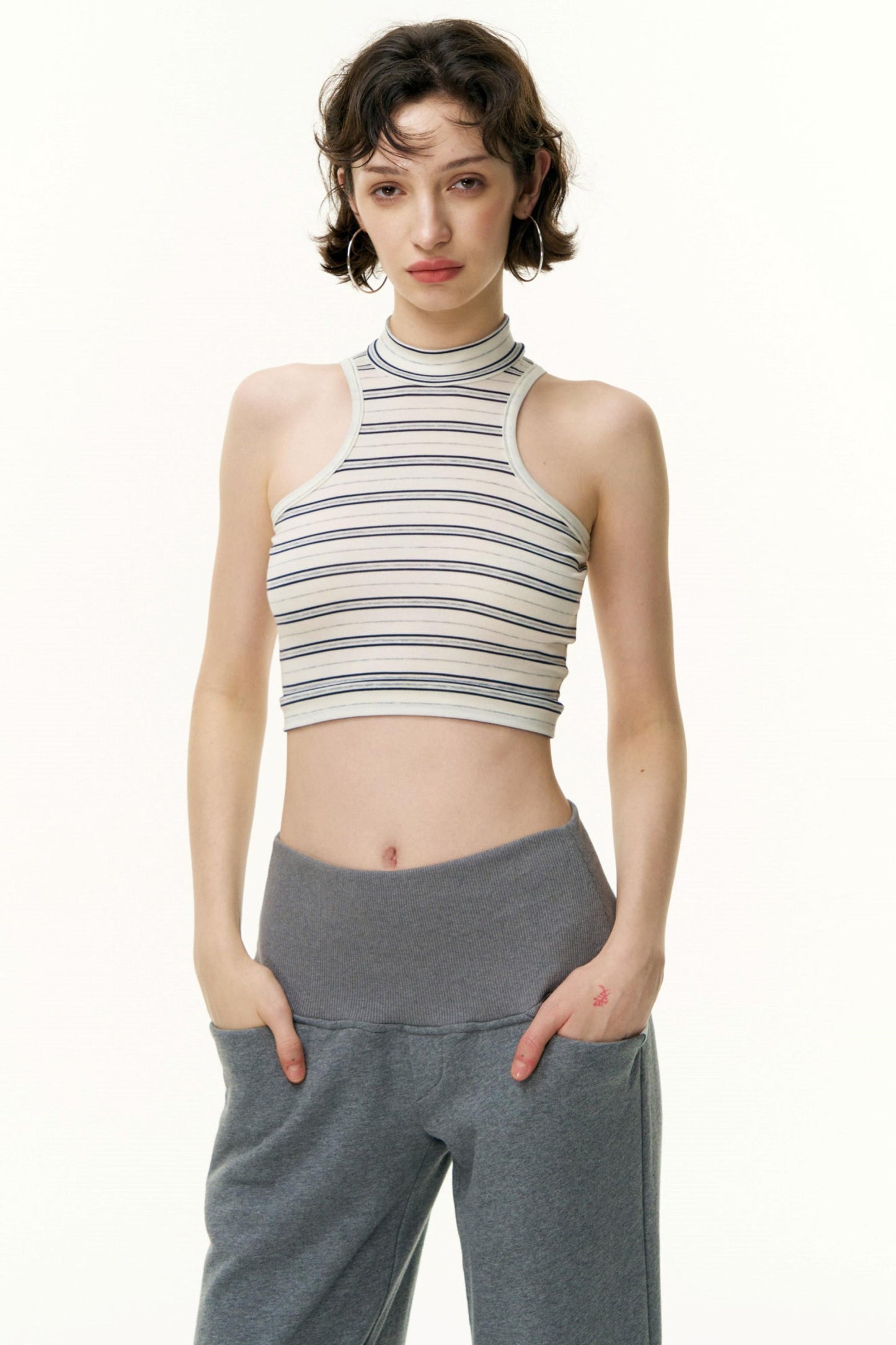 Layered Cotton Sweatshirt Set-Up