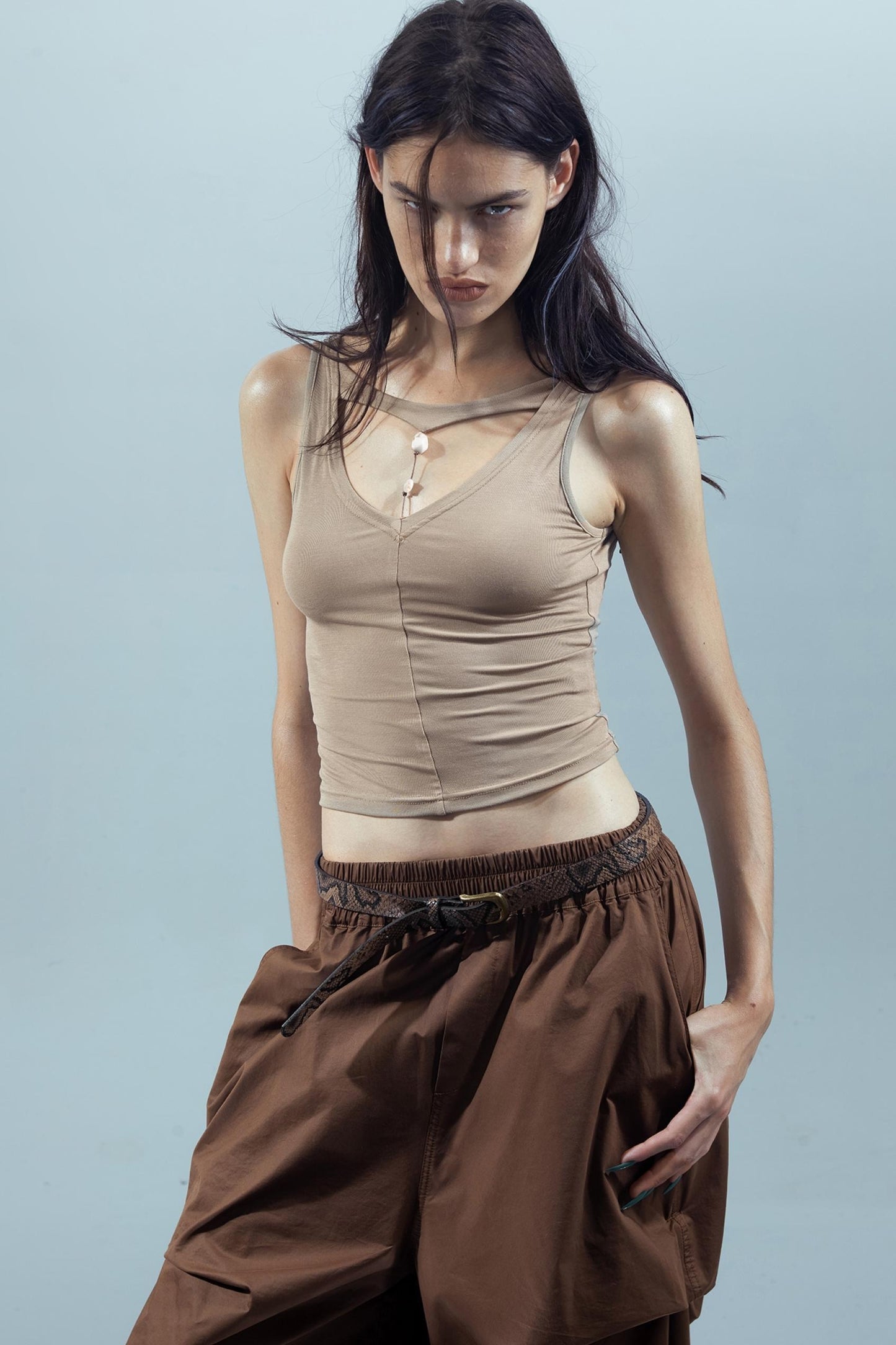 Modal Beaded Undershirt