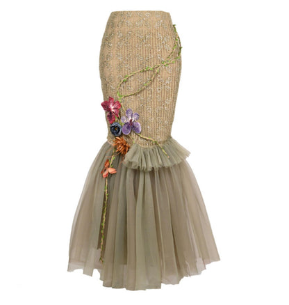 Forest Spirit Fishtail Skirt