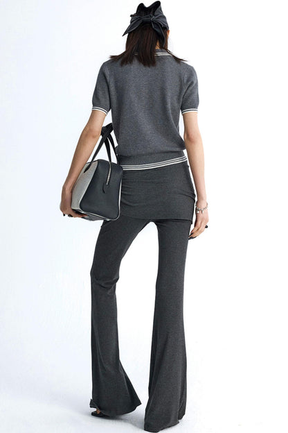 Vintage Diamond V-Neck Tee