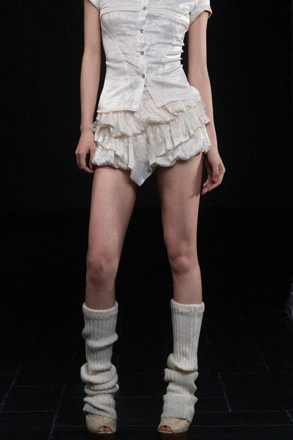 Punk Lace Mini Skirt