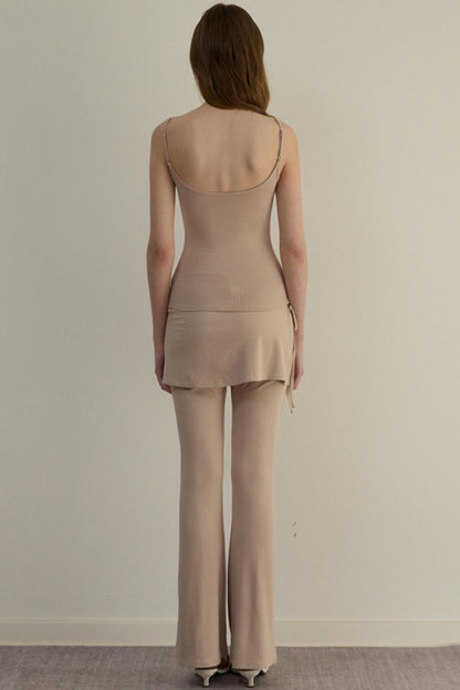 Sparkle Rhinestone Camisole & Micro Pants Set