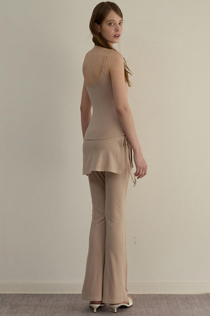 Sparkle Rhinestone Camisole & Micro Pants Set