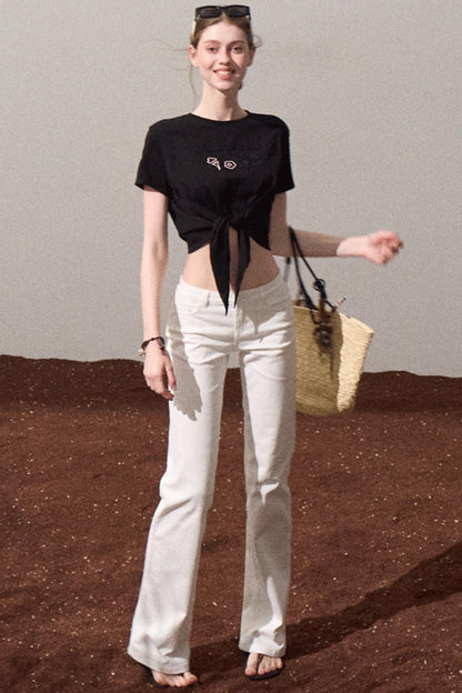 Chic Cow Print Jeans