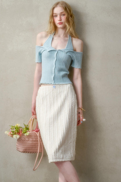 Summer One-Shoulder Cardigan