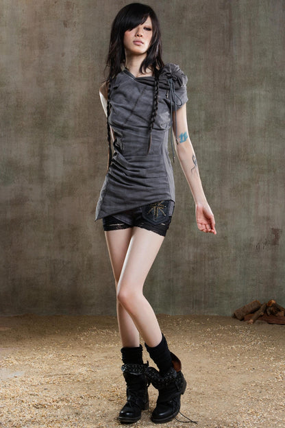 Punk Street Irregular Strappy Shorts